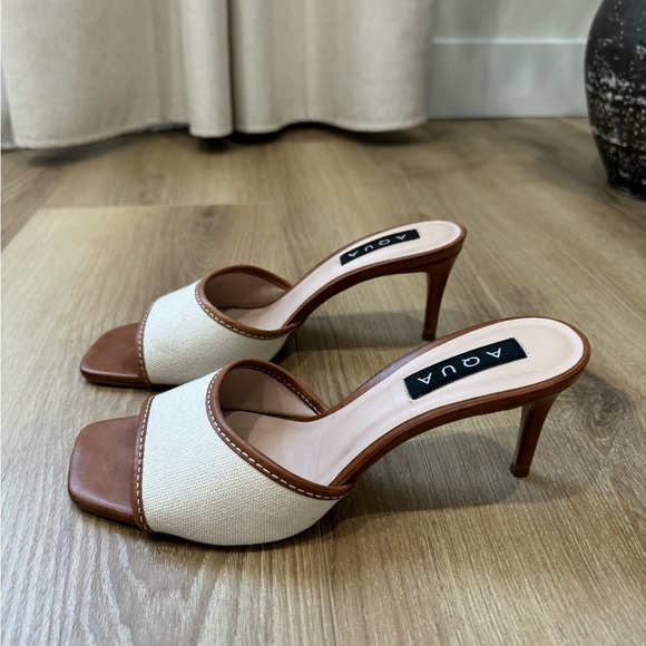 Aqua Women's Slip On High Heel Sandals - 100% Exclusive - Picture 4 of 6